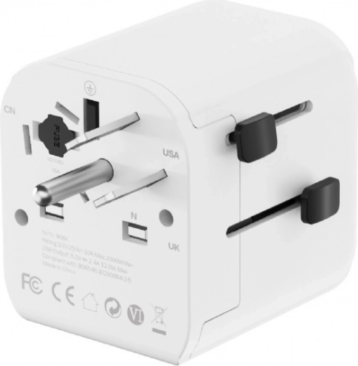Charge USB rapide jusqu’à 12 W