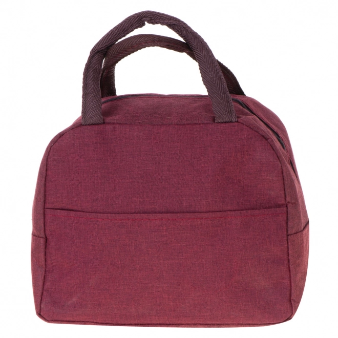 Sac thermique isolé pour le déjeuner rouge