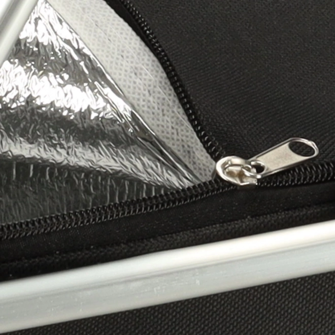 Panier thermique pliable noir pour pique-nique