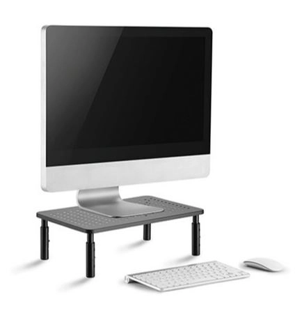 Support ajustable en hauteur pour moniteur ou ordinateur portable