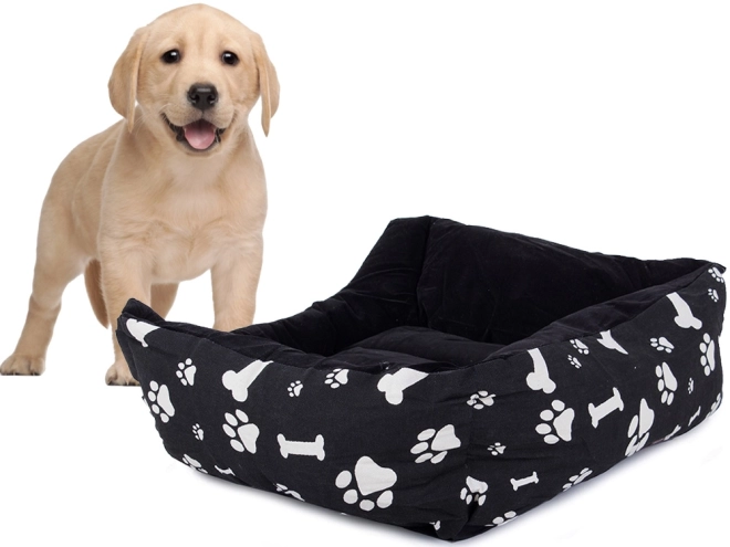 Lit de luxe pour chiens et chats avec coussin XL