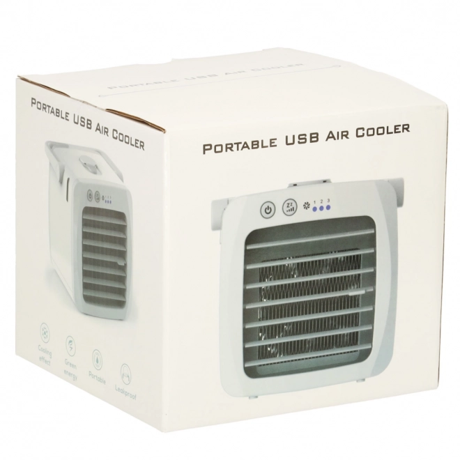 Climatiseur ventilateur de table portable humidificateur USB blanc