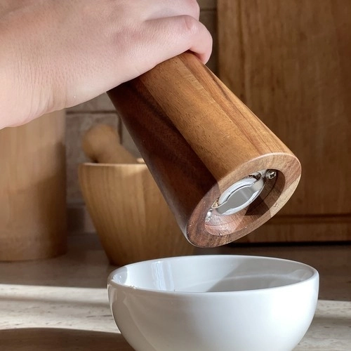 Moulins en bois pour sel et poivre avec mécanisme en céramique