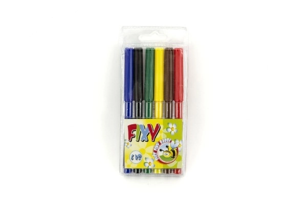 Ensemble de feutres colorés Wiky 6 pièces