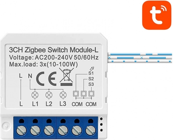 Interrupteur intelligent ZigBee sans neutre Avatto LZWSM16-W3
