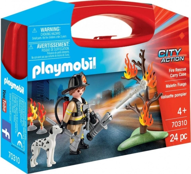 Playmobil boîte des Pompiers