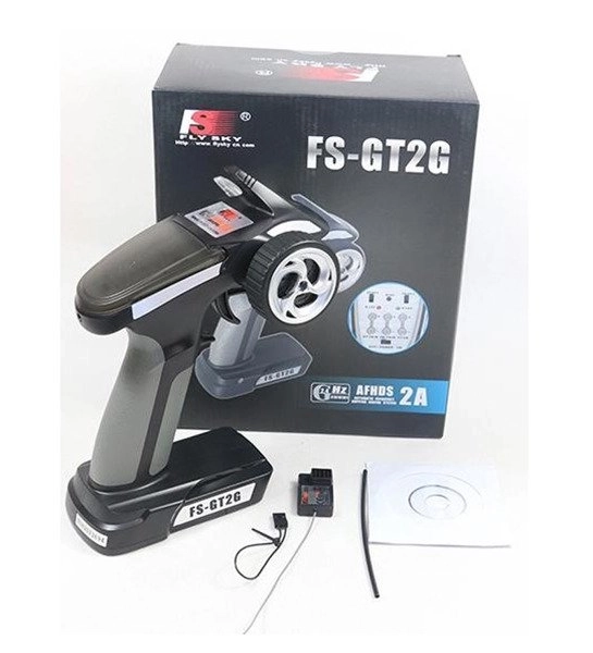 Kit avec émetteur FlySky GT2G et récepteur FS-A3
