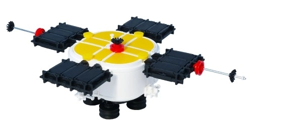 Jeu de construction SEVA ESPACE Satellite plastique 425 pièces en boîte 35x33x5cm