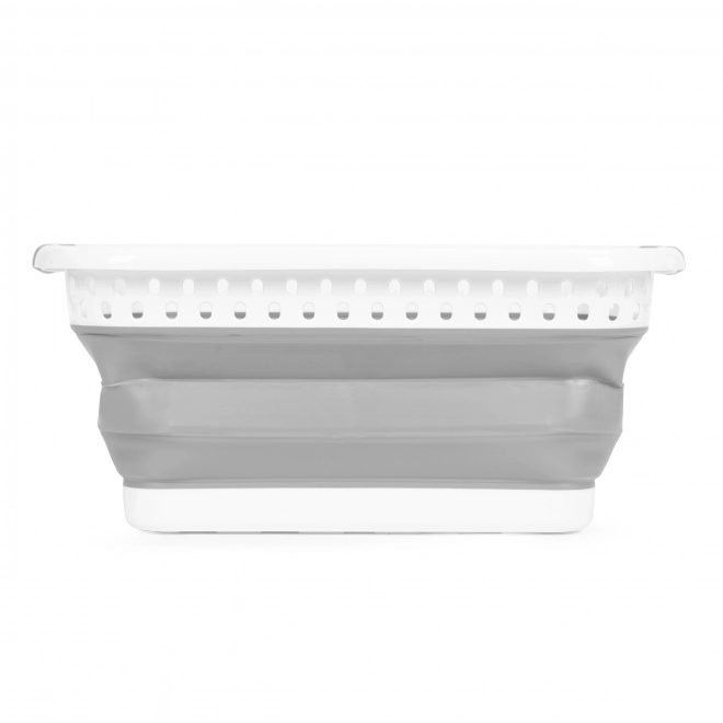 Panier à linge pliable bol en silicone blanc-gris 20 l de ModernHome