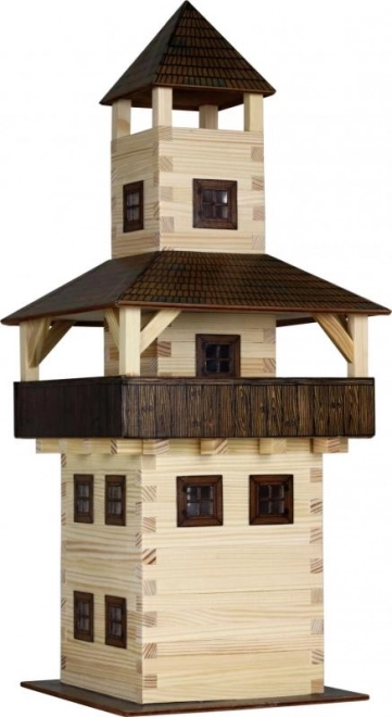 Maquette en bois autoadhésive Walachia - tour