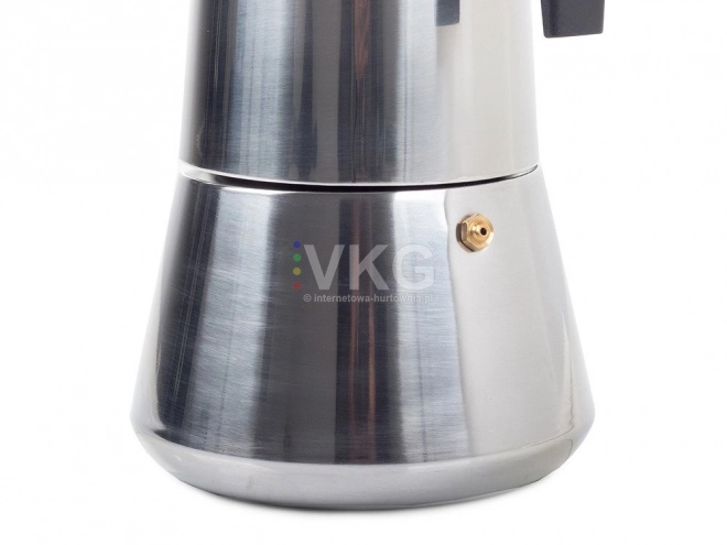 Cafetière italienne moka 12 tasses 600 ml acier inoxydable