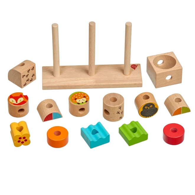Lucy & Leo Jour et Nuit - puzzle en bois avec modèles