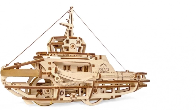Ugears puzzle 3D - Remorqueur 169 pièces