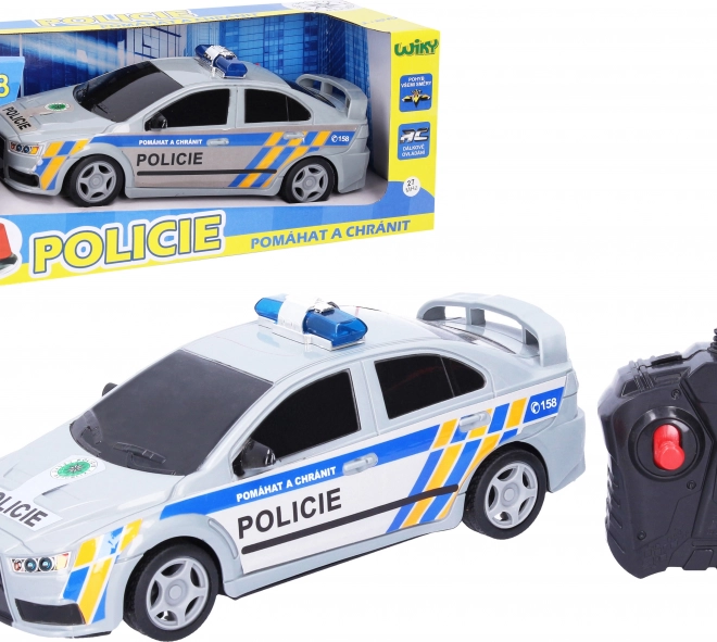 Voiture RC Police de la République tchèque télécommandée 23 cm
