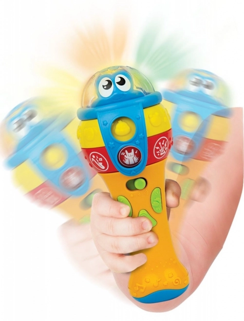 Microphone Enfant Interactif avec Effets Lumineux et Sonores