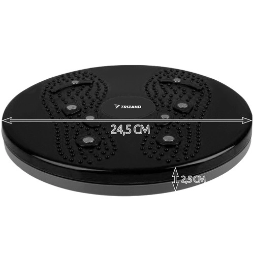 Trizand 4849 Disque Rotatif Twister - magnétique noir