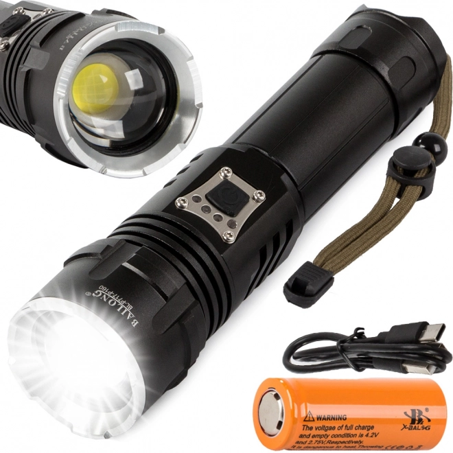 Lampe tactique militaire Bailong avec LED CREE XHP160