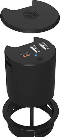 Montage facile dans un trou de 60 mm