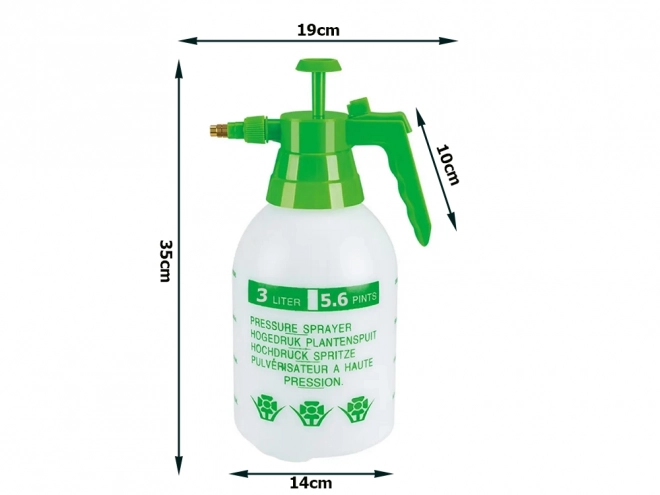 Pulvérisateur à pression manuelle 3 litres