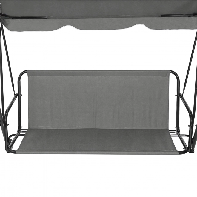 Balancelle de jardin 140 x 100 cm gris ModernHome