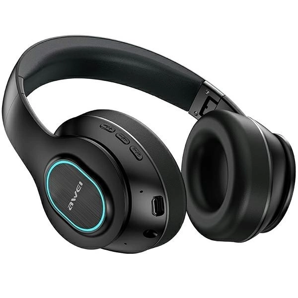 Casque sans fil Awei Bluetooth noir