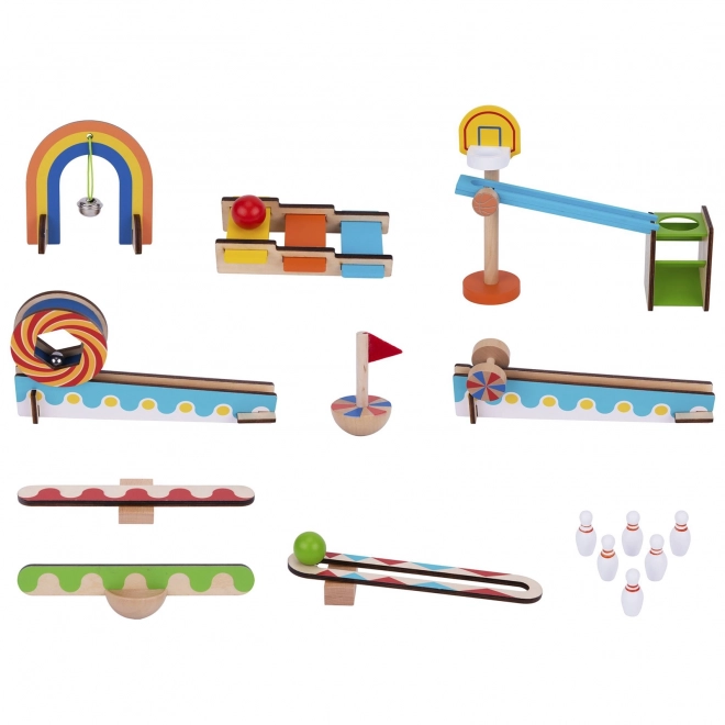 Blocs de construction en bois domino / puzzle domino Tooky Toy
