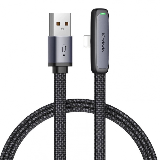 Mcdodo CA-2791 Câble USB à angle pour éclair, 1,8 m (noir)