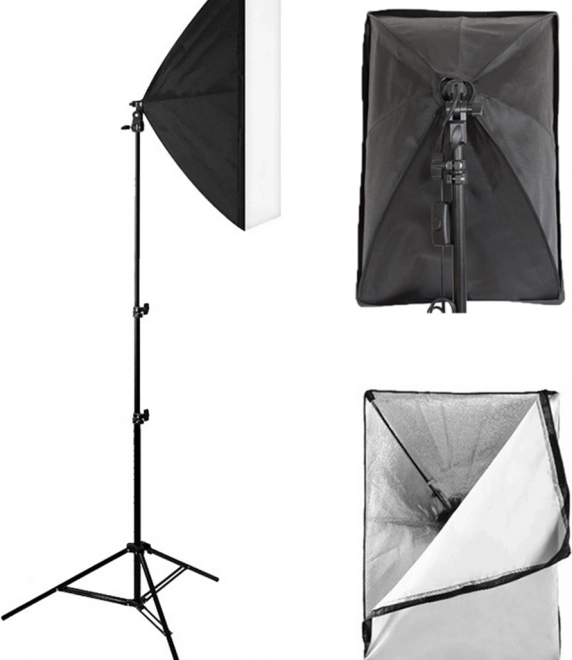 Lumière douce et professionnelle grâce au softbox 60 × 40 cm