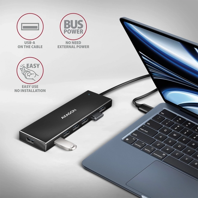 Concentrateur USB 7 Ports AXAGON HUE-F7A