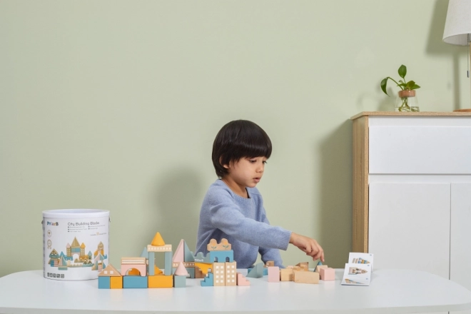 Jeu de construction en bois 50 pcs
