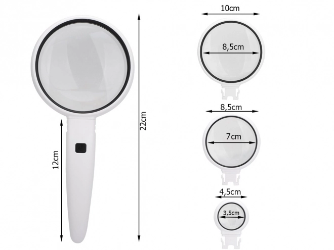 Loupe de bijoutier avec éclairage LED