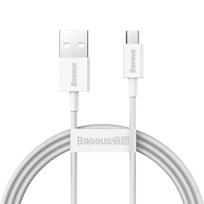 Câble de données de charge Baseus Superior Series USB vers micro USB, 2A, 1m