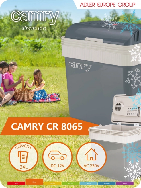 Camry Premium réfrigérateur portable avec chauffage 21 l