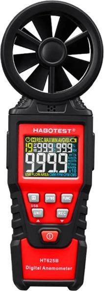 Anémomètre numérique HABOTEST HT625B avec USB