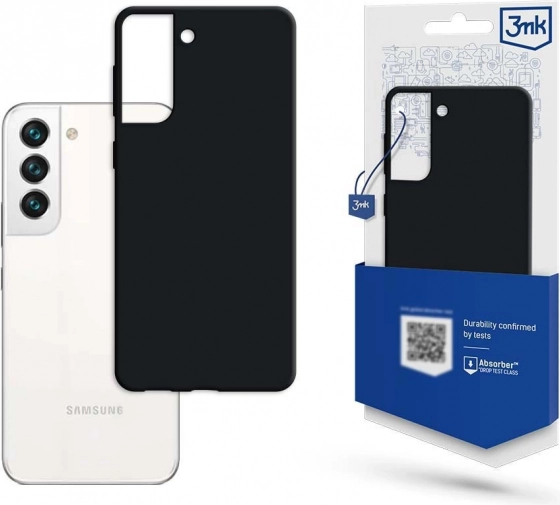 Coque mate 3MK Matt Case pour Samsung Galaxy S23+ (SM‑S916), noire