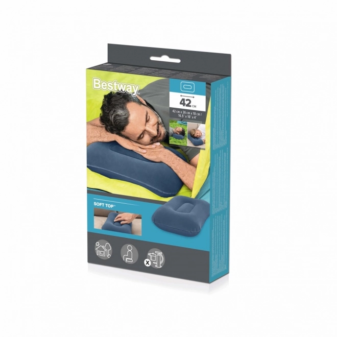 Coussin gonflable 42 cm x 26 cm x 10 cm