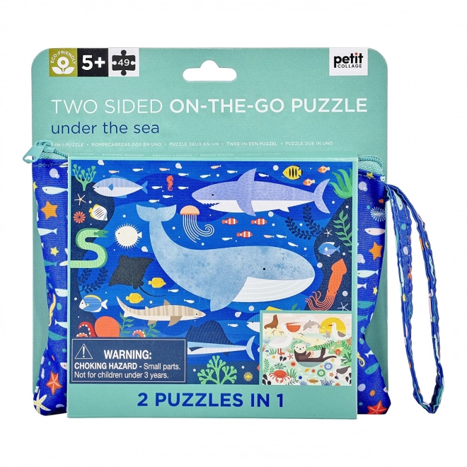 Puzzle réversible sous la mer