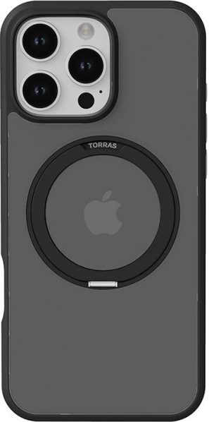 Coque de protection TORRAS Ostand Pro pour iPhone 16 Pro Max, noire