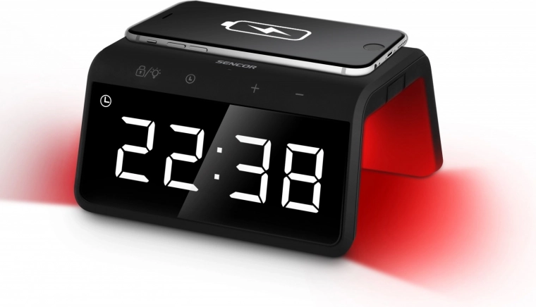 Chargement sans fil directement sur le réveil