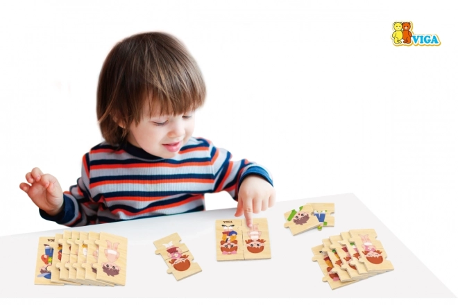 Puzzle en bois habillage