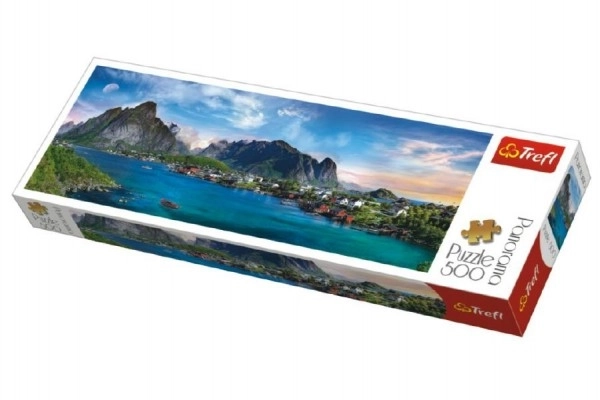 Puzzle 500 pièces panorama – Lofoten, Norvège