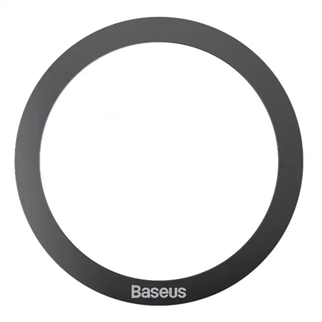Anneau magnétique Baseus Halo pour téléphones, MagSafe (noir)