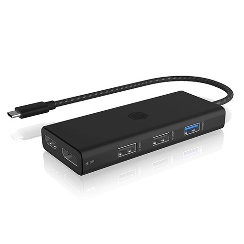 Station d'accueil de bureau 9v1 HDMI, DP, CR, Type-C