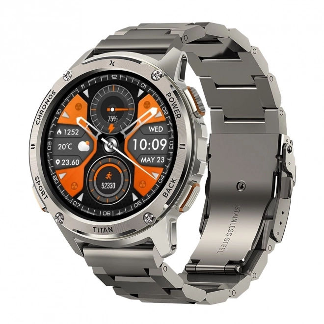 Montre intelligente Titan Chronos argentée