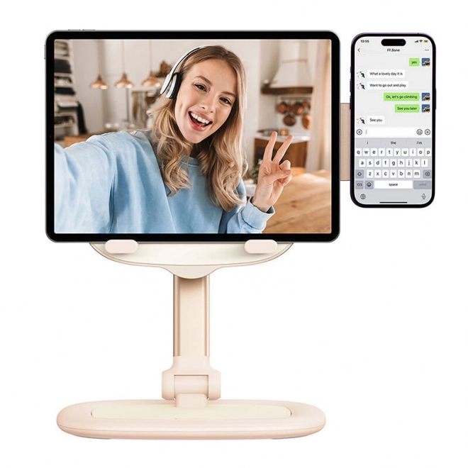 Support pour tablette et téléphone Baseus Seashell rose