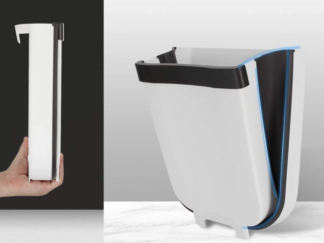 Poubelle pliante pour déchets organiques pour armoire