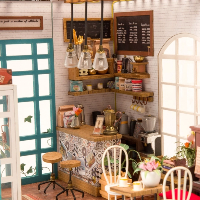 Café de Šimon - Café Miniature DIY dans une Maison de Poupée