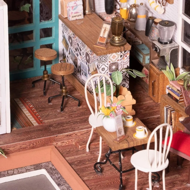 Café de Šimon - Café Miniature DIY dans une Maison de Poupée