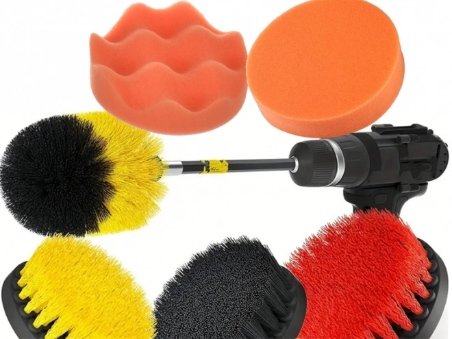 Ensemble d'éponges de polissage pour perceuse