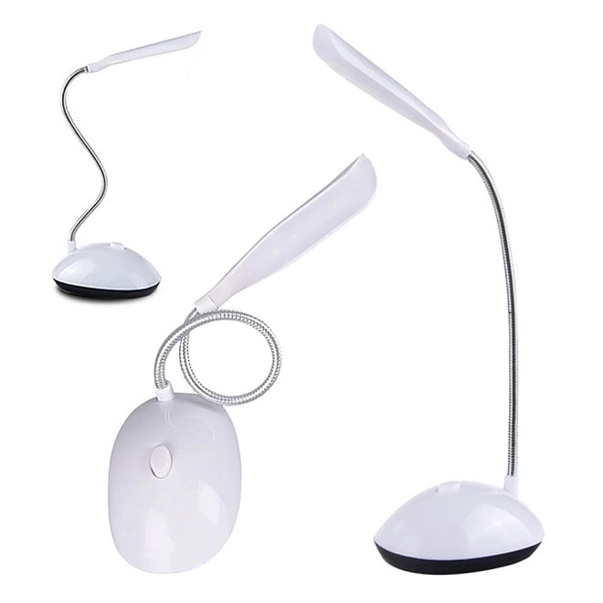 Lampe de bureau LED blanche pour l'école